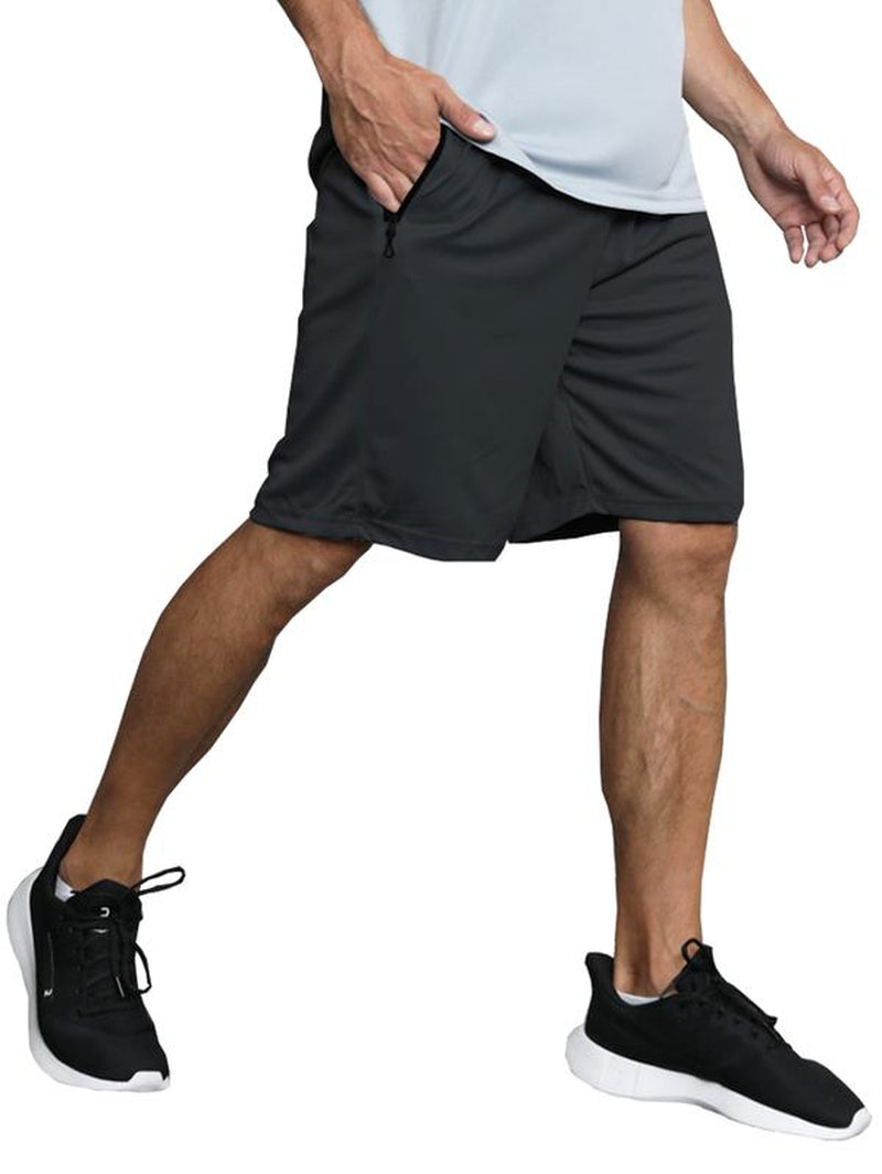 RPOVIG 5-Pack Men'S Workout Shorts Sets 5 Pack with Zippered Pockets Basketball Gym Activewear Athletic Mesh Shorts Sport Jogger