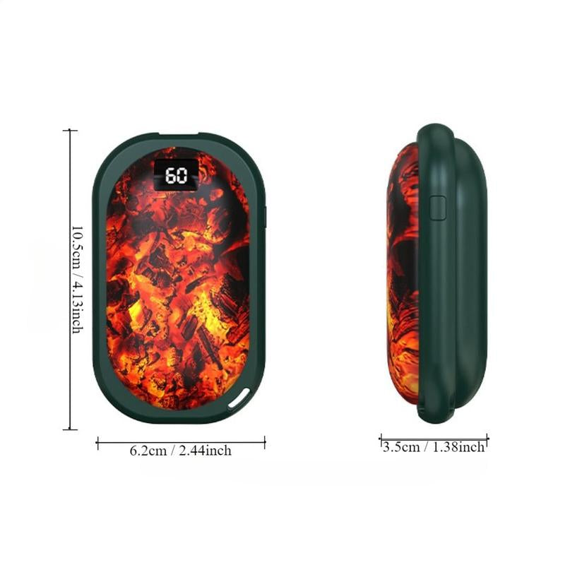 Portable Handheld Hand Warmer, Rechargeable Hand Warmer, 5000Mah Electric Hand Warmer for Outdoor Use