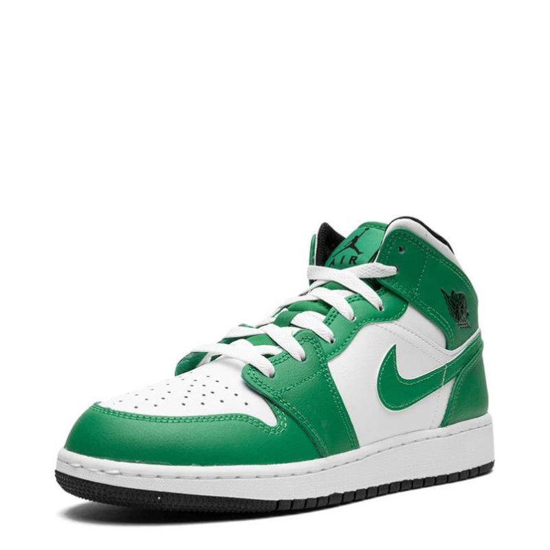 Nike Air Jordan 1 Mid Lucky Green DQ8423-301 Youth Sneakers New