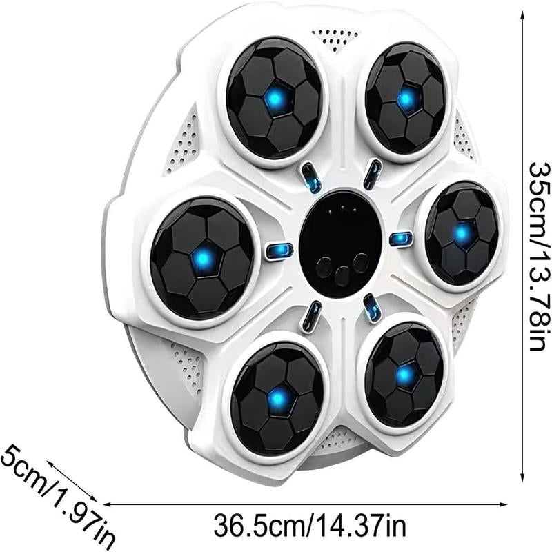 Smart Bluetooth-Compatible Boxing Machine, Wall Mounted Boxing Mat, Music Boxing Target, Home, Indoor, and Gym Music, Exercise Coordination