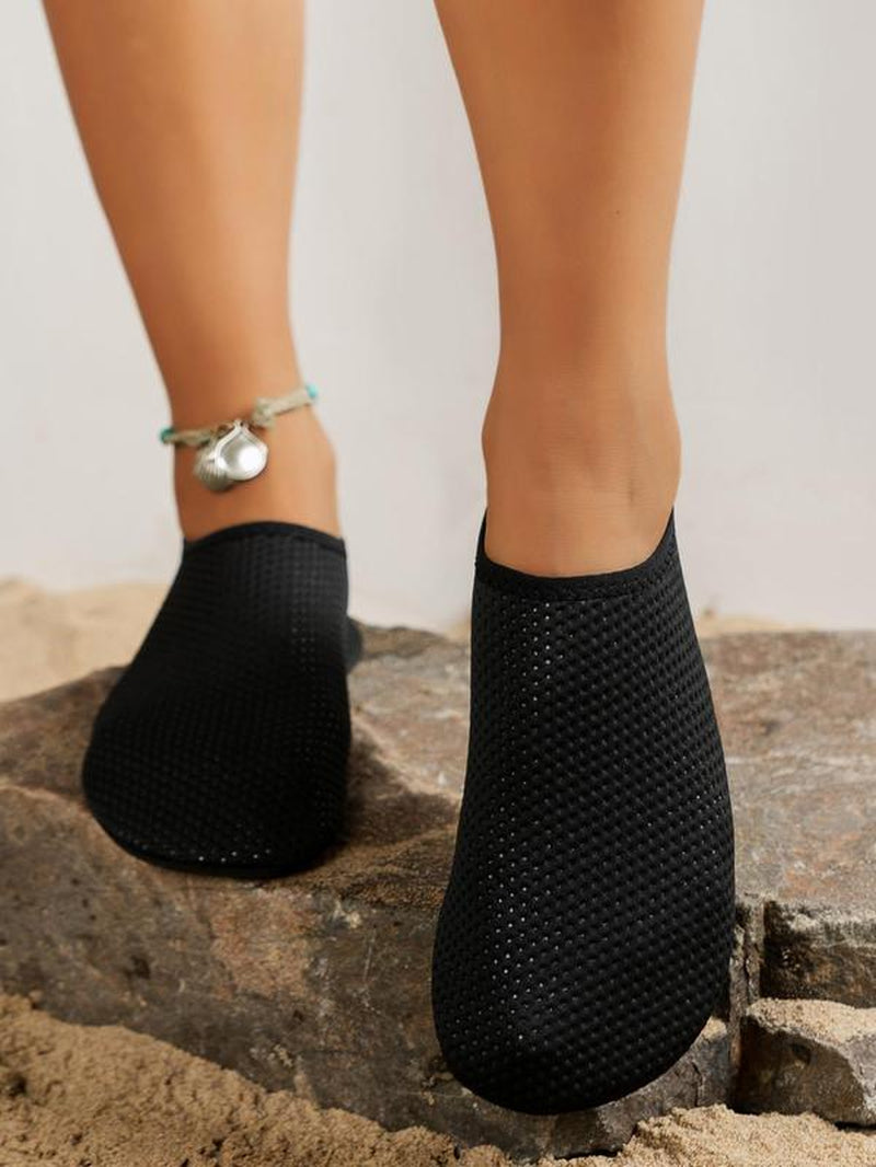 Women'S Fashion Textured Non-Slip Water Shoes, 1 Pair Summer 2024 Casual Soft Comfortable Breathable Swim Shoes for Beach, Fast Drying Yoga Socks Shoes, Swimming Surfing Shoes