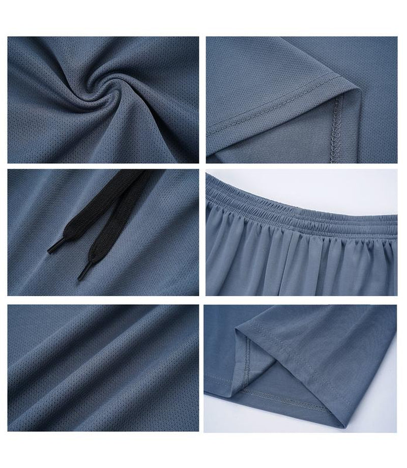 RPOVIG 5-Pack Men'S Workout Shorts Sets 5 Pack with Zippered Pockets Basketball Gym Activewear Athletic Mesh Shorts Sport Jogger