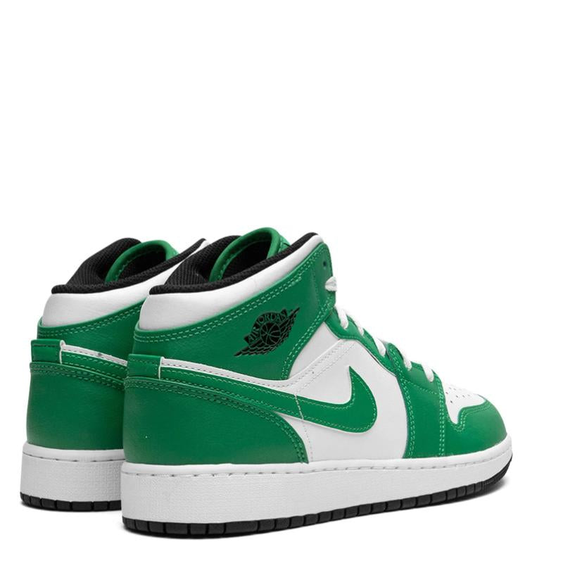 Nike Air Jordan 1 Mid Lucky Green DQ8423-301 Youth Sneakers New
