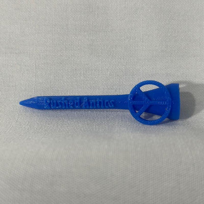 PEACE SYMBOL PLASTIC GOLF TEE (PACK of 7)