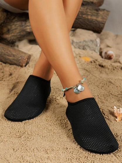Women'S Fashion Textured Non-Slip Water Shoes, 1 Pair Summer 2024 Casual Soft Comfortable Breathable Swim Shoes for Beach, Fast Drying Yoga Socks Shoes, Swimming Surfing Shoes
